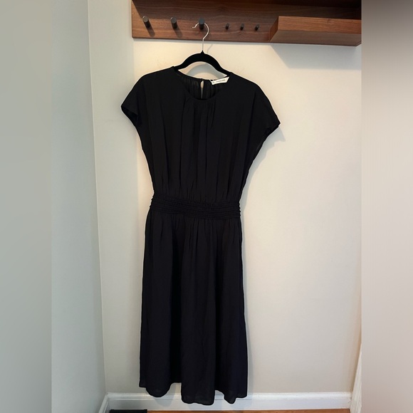 Everlane The Gathered Midi Dress size S - Picture 6 of 7